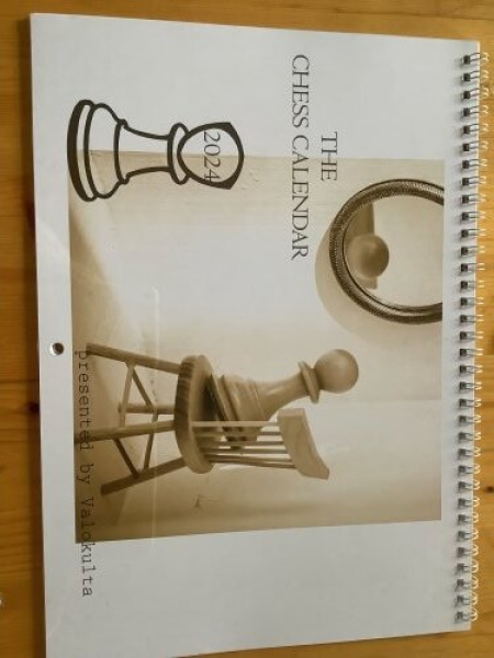 Schach Wandkalender 2024 DIN A4